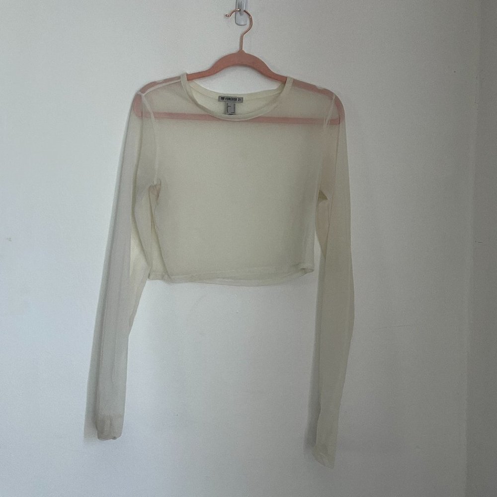 white see-through shirt